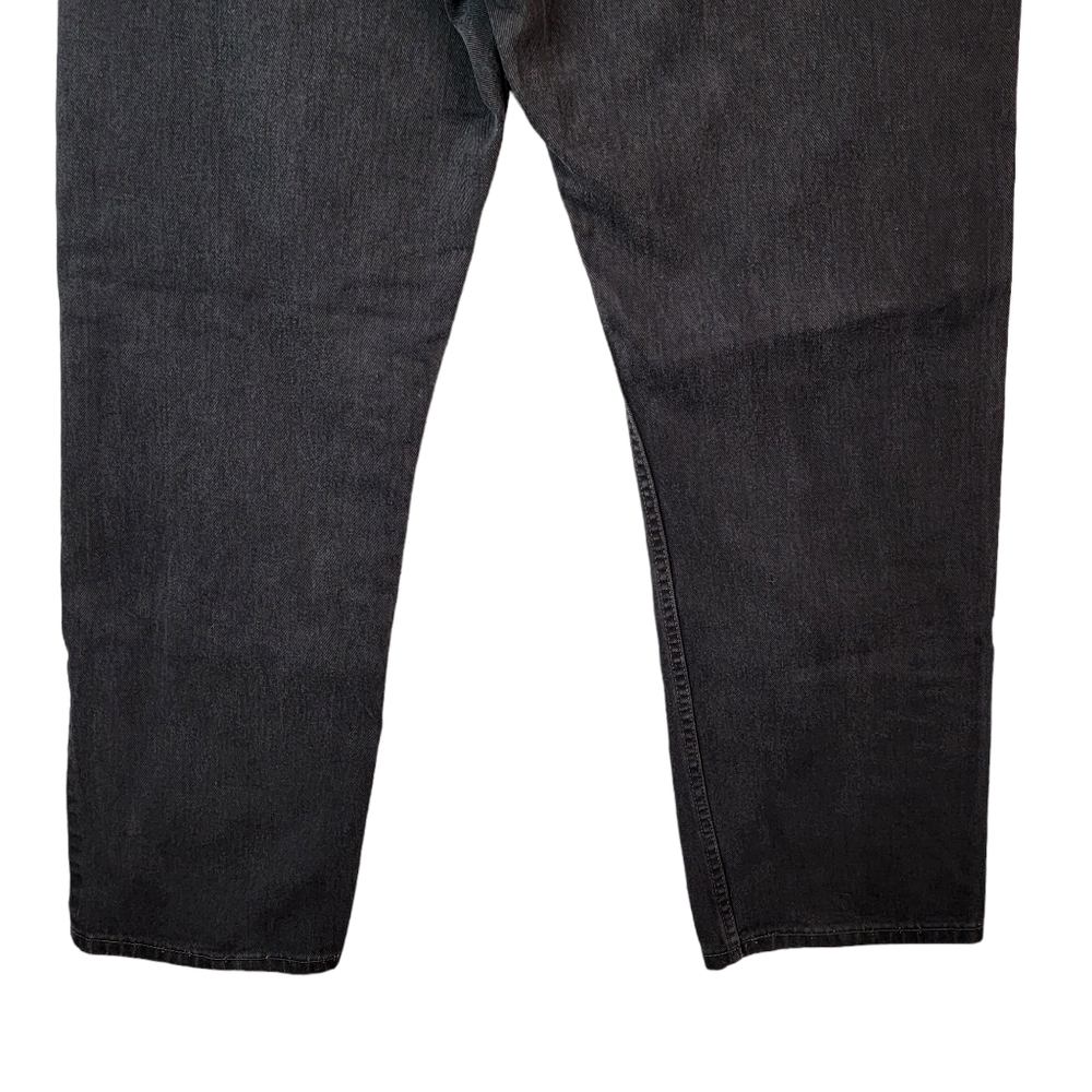 Levi's 505 Vintage Y2K Made in USA Denim Dark Wash Black Jeans Men's 38x32 - Picture 6 of 14